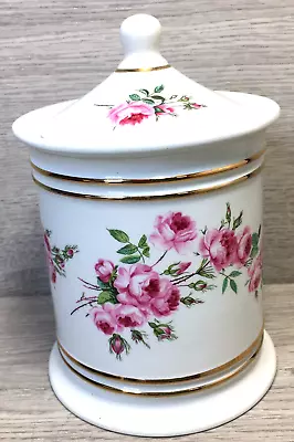Buy James Kent Old Foley Pot With Lid Floral Roses Pretty Jar Sweets Candy Pretty • 13£
