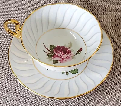Buy Royal Grafton Studio Craft Teacup & Saucer Set Vintage Antique Cabbage Rose Rare • 42.75£
