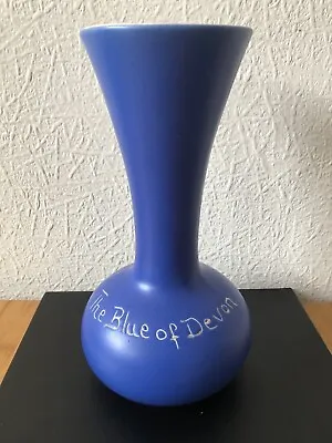 Buy Devonmoor Pottery Vase - The Blue Of Devon - H23cm • 7£