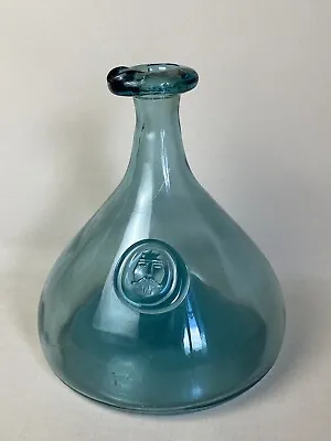 Buy Vintage Kastrup Holmegaard Blue Glass Viking Face Carafe Decanter - Ole Winther • 39.99£