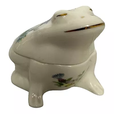 Buy Aynsley Wild Tudor Frog Trinket Box Miniature Ceramic • 8.99£