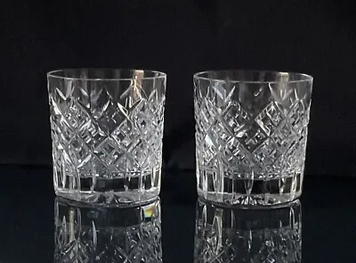 Buy Stuart Crystal “Blenheim” Whiskey Glasses X 2 • 24.99£