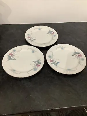 Buy Aynsley Fine China Wayside Pattern 8180  3x Dessert Plates 18cm • 3£