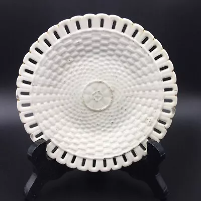 Buy Reticulated Waechtersbach Creamware Basket Weave Plate 15cm Impressed Backstamp • 35£