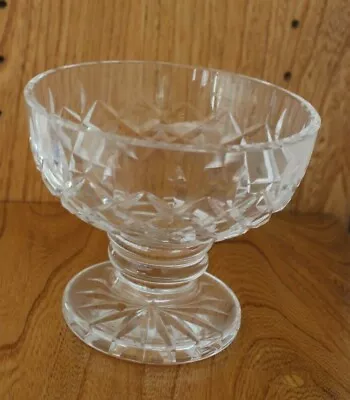 Buy Decorative & Useful Stemmed Round Cut Glass Sweet Bowl 5in Diameter 4.25in Tall • 7.99£
