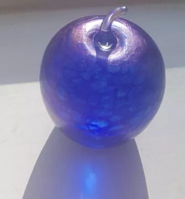 Buy John Ditchfield Glassform Iridescent Apple Paperweight Signed. RARE. Xmas Gift • 94.86£