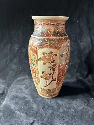 Buy A Large Highly CollectableJapanese Satsuma Pottery Vase, Circa 1900, Height 25cm • 9£
