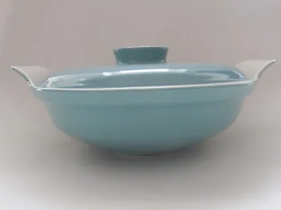 Buy Poole Pottery Cameo Celeste Green Twintone Tureen Serving Dish • 12£