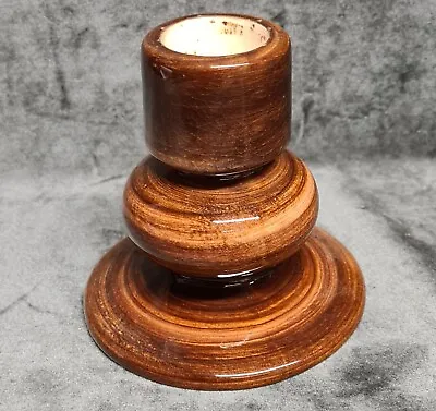 Buy Jersey Pottery Candle Holder, Brown, Vintage. Approx 10cm Tall • 7£