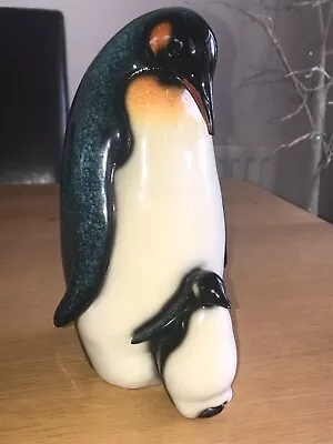 Buy  Rare Large Vintage Aynsley King Penguin & Chick Figurine.  • 30£