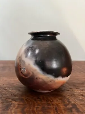 Buy Rare Susan Broderick Pit Fired Ceramic Art Pottery Vase Pot 4” • 74.67£
