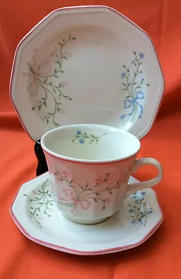 Buy Churchill Chartwell Collection Mille Fleurs Pattern Trio - Cup, Saucer, Plate • 7.50£