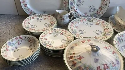 Buy Churchill Dinnerware Emily Fluted Dinner Plates Cups Saucers Bowls-You Choose • 4.99£