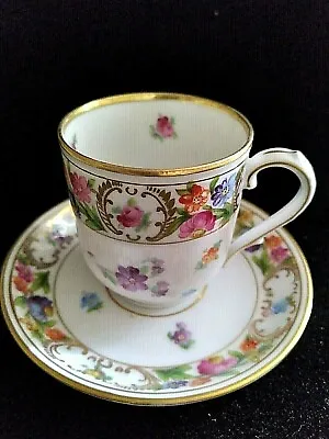 Buy Schumann Bavaria Porcelain Dresden Art China Demitasse Cup & Saucer Flowers  • 31.64£