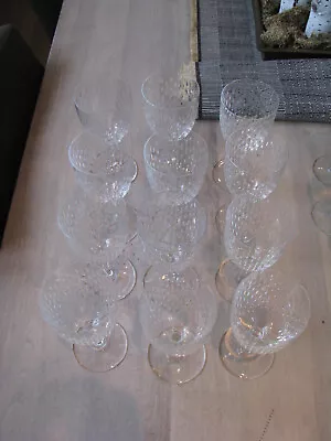 Buy 12 Baccarat  Paris  Crystal Wine - Water Glasses 7  High • 1,420.85£