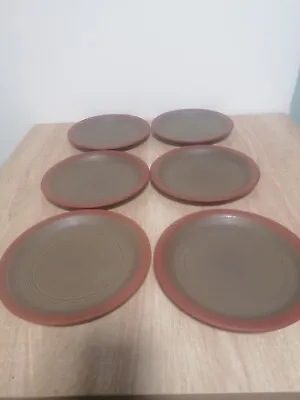 Buy Staffordshire Pottery Ltd Stoneware Kiln Craft 7in Side Plates X6 • 9.96£