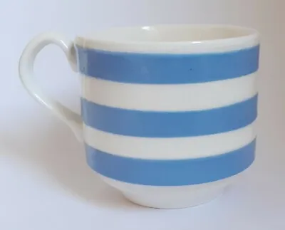 Buy Vtg Carrigaline Cork COLLEEN Blue Banded Tea Cup H3in (7.2cm) Ireland Ironstone • 5.99£