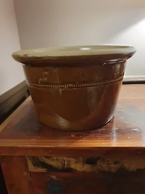 Buy Lovely Old Victorian/ Georgian Salt Glazed Stoneware Bowl / Dish • 20£