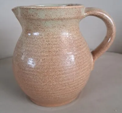 Buy Prinknash Studio Pottery  Small Jug 12cm Tall Green Brown Glazed  • 3.99£