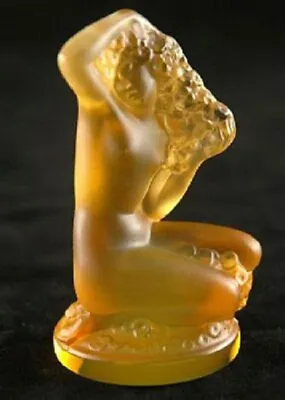 Buy Lalique Crystal Amber Floreal Figurine Brand New In Lalique Gift Box • 134.50£