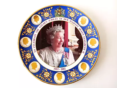 Buy Prinknash Abbey Pottery Plate Golden Jubilee Of Her Majestry Oueen Elizabeth II • 34£