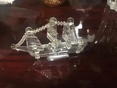 Buy Decorative Crystal Ornament Boat Glass Gift • 9.99£