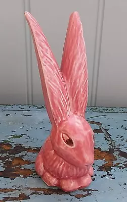Buy Sylvac Pink Harry The Hare / Bunny / Rabbit. No. 1298. 16cms. Vintage VGC. • 95£
