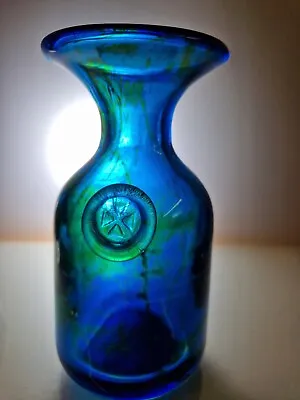 Buy Vintage Mdina Glass Carafe With Maltese Cross Sea & Sand Height 17cm X Width 8cm • 49£