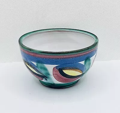 Buy VINTAGE TINTAGEL POTTERY Green Dragon Eye Trinket Dish Bowl Vase Studio Pottery • 12£