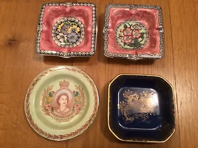 Buy Maling Pottery Lustre Ashtrays And Dishes - Garland, May Bloom, Gold Dragon A/f. • 7.95£