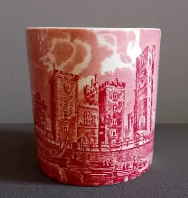 Buy A Beautiful Rare Palissy Pottery Thames River Scenes Lambeth Palace Beaker • 9.99£