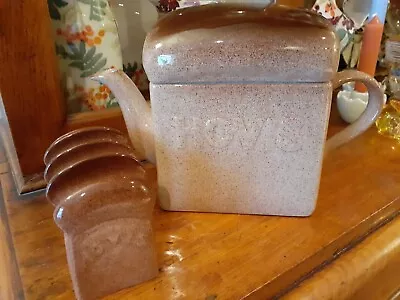 Buy Carlton Ware Hovis Teapot And Toast Rack • 18.50£