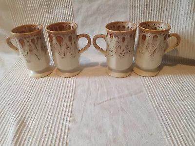 Buy Fosters Pottery Redruth Coffee/Tea Cups X 4 • 19.99£