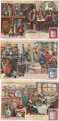 Buy Liebig S751 6 Cards Drinking Vessels Antwerp  Edition; Lang. German (1904) • 4.50£