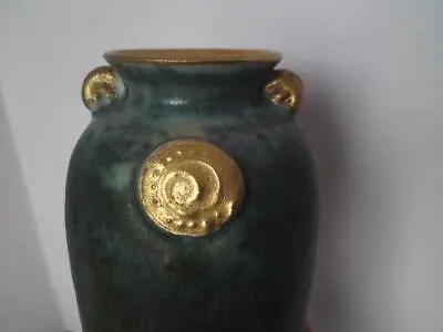 Buy Wales Conwy Pottery - Celtic Heritage - Carol & John Wynne Morris - Gold Vase • 20£