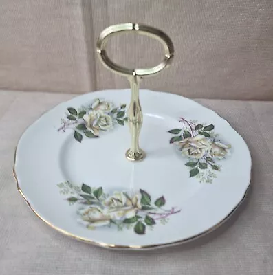 Buy Crown Staffordshire Fine Bone China One Tear Serving Plate With Flowers  • 9.59£