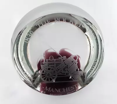 Buy Rare Caithness 'The Rocket' Glass Paperweight - 1830 - 1980, Ltd. Ed., Signed • 19.50£