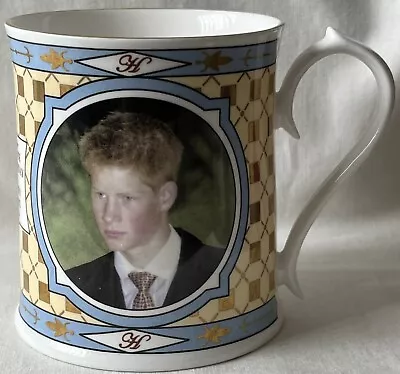 Buy Aynsley Bone China Mug, To Mark Prince Harry’s 18th Birthday 15th September 2002 • 8£