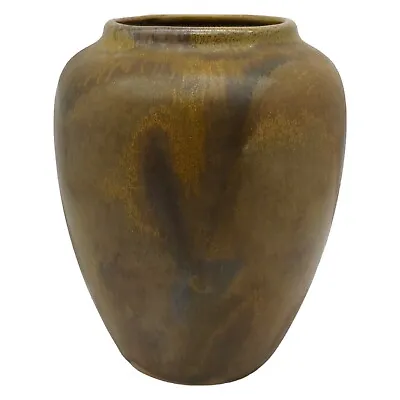 Buy Red Wing Art Pottery Nokomis Vase - 7.5  Vtg Brown Green Tea Dust Glaze Matte • 208£