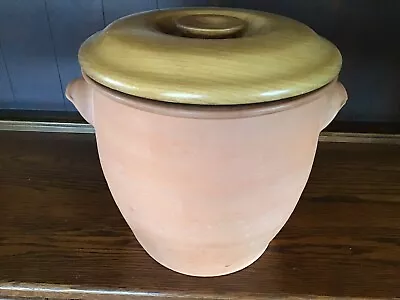 Buy Large Royal Barum Ware Container With Wooden Lid • 24.99£