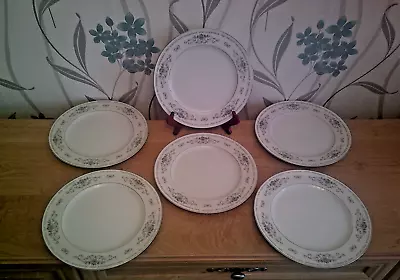 Buy Wade Diane Dinner Plates Fine Porcelain China Japan - Set Of 6 - Diameter 26cm • 24.95£