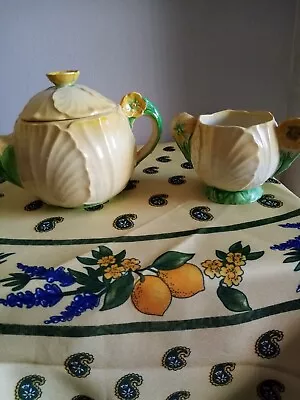 Buy Carltonware Australian Design Buttercup Teapot And Sugar Bowl • 65£