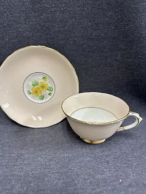Buy Royal Tuscan Bone China Floral Design Tea Cup & Saucer Set Made In England • 9.48£