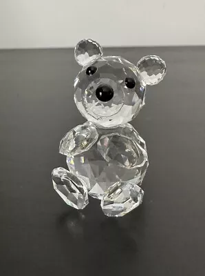 Buy Swarovksi Bear Small Glass Crystal Ornament Figurine 010004 Retired *Repaired* • 15£
