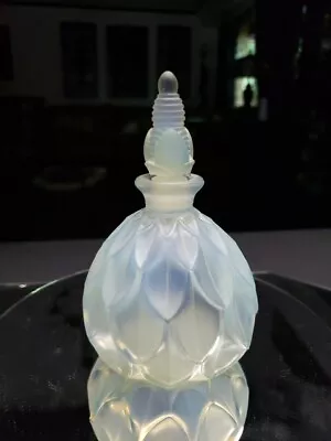 Buy Perfume Cologne Bottle Glass Signed Sabino France Opalescent Opaline Petalia • 89.94£