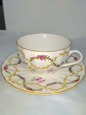 Buy Vintage Royal Worcester Bone China Foxglove Tea Cup Saucer Flowers 1997  • 8.99£