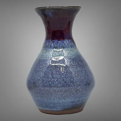 Buy Robert Alewine Pottery Small Bud Vase Two Tone Glaze 6”tall • 21.63£