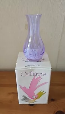 Buy Caithness Alexandrite Neodymium Glass Small Bud Vase. Boxed • 12£