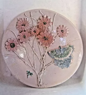 Buy Bernard Rooke  Large Wall Plate / Dish   Flowers / Butterfly / Nature  REDUCED • 65£