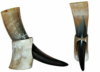 Buy Medium Viking Drinking Horn Drinking Horn Mug Ox Horn Cup Drinking Vessel • 37.96£